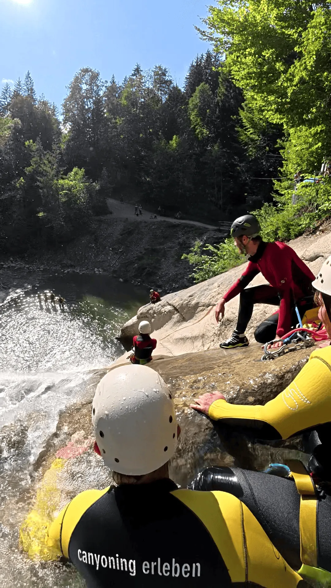 Canyoning in der Starzlachklamm im Allgäu