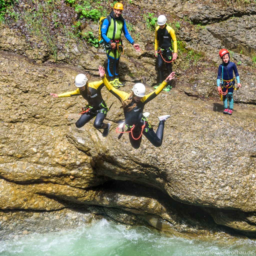 Canyoning mit Kindern – das Familienabenteuer im Allgäu