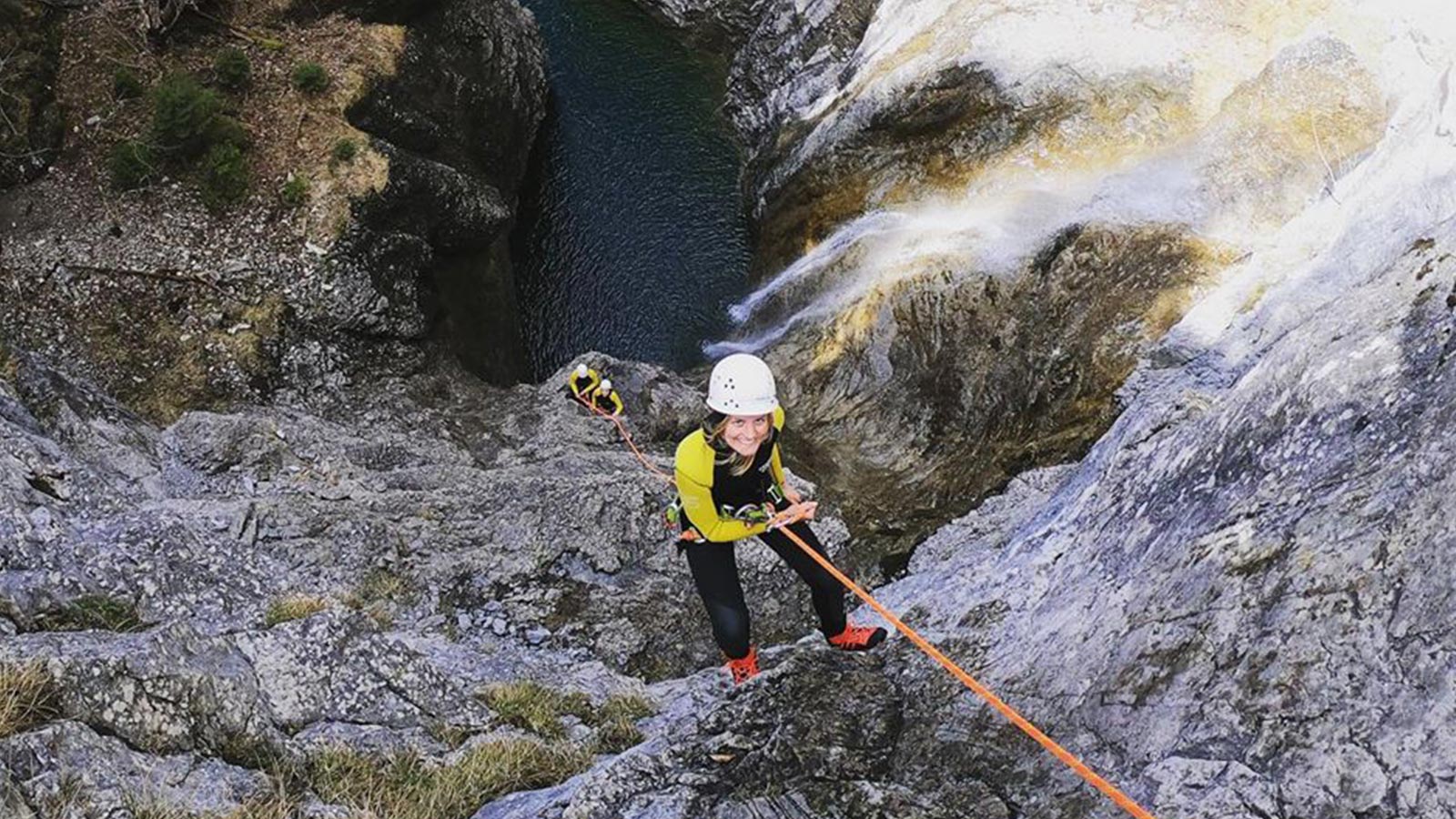 Canyoning an den Stuibenfällen beim Plansee