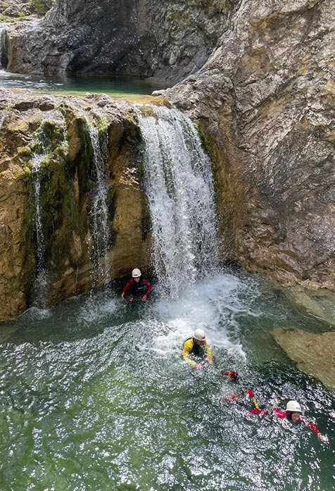 Wasserfall an den Stuibenfällen bei Reutte