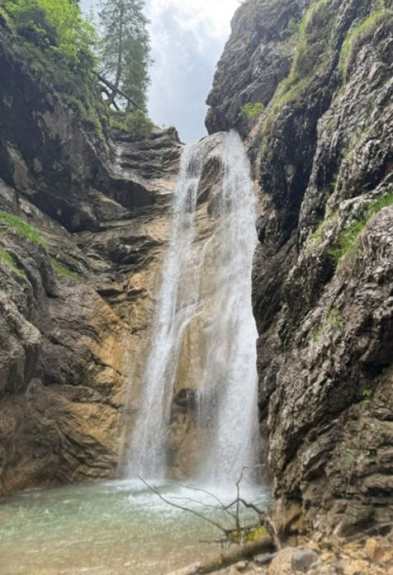 Naturnahe Canyoning-Schlucht im Tannheimer Tal